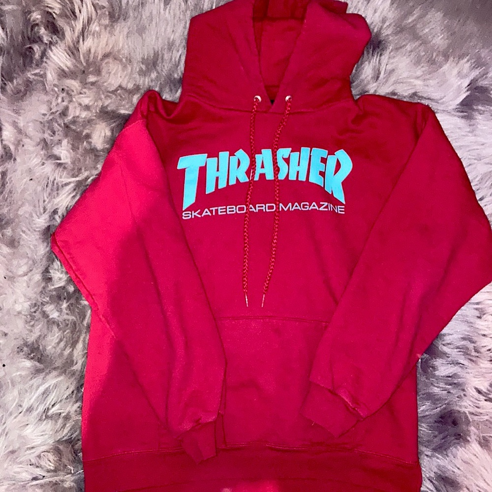 Red hoodie